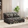 Adjustable Footstool Olive Green Fabric