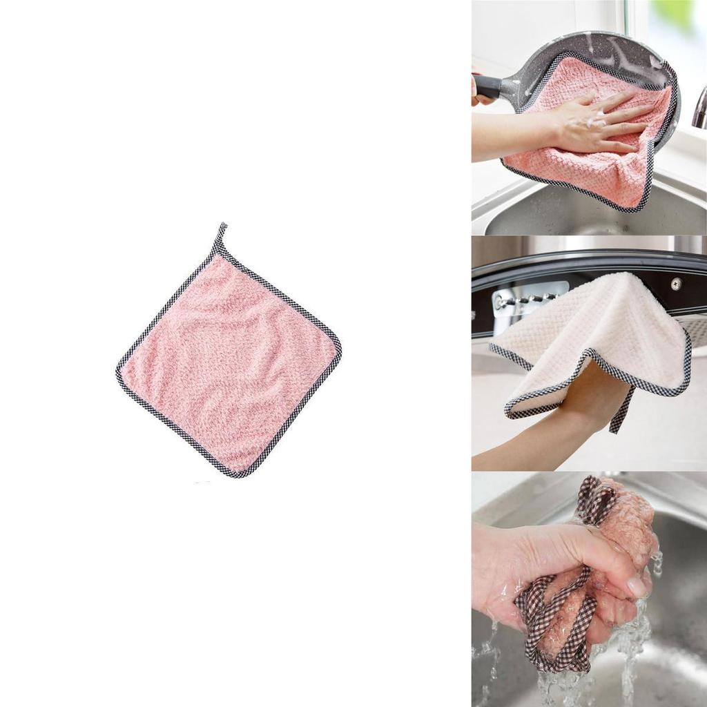 Ultra Saugfähiges Superweiches Mikrofaserküchenspültuch Ideal für Haushaltsreinigung