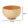 Yamanaka Lacquerware Shirasagi Woodwork Soup Bowl, Shirasagi Bowl, Medium, Approx. 11cm, Natural Zelkova, Made In Japan