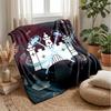 West Ham United Fußball-Print Flanelldecke, Weiche Warme Leichte Überwurfdecke für Sofa Bett Camping