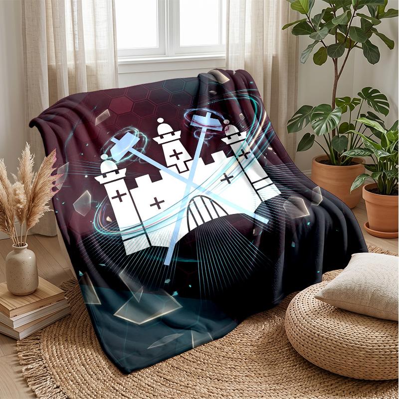 West Ham United Fußball-Print Flanelldecke, Weiche Warme Leichte Überwurfdecke für Sofa Bett Camping