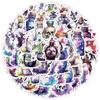 Gothic Graffiti Stickers: 50/100 Sheets for Car, Phone, and Water Cup Décor