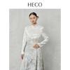 Heco Women's New Chinese Style Pankou Jacquard Blouse