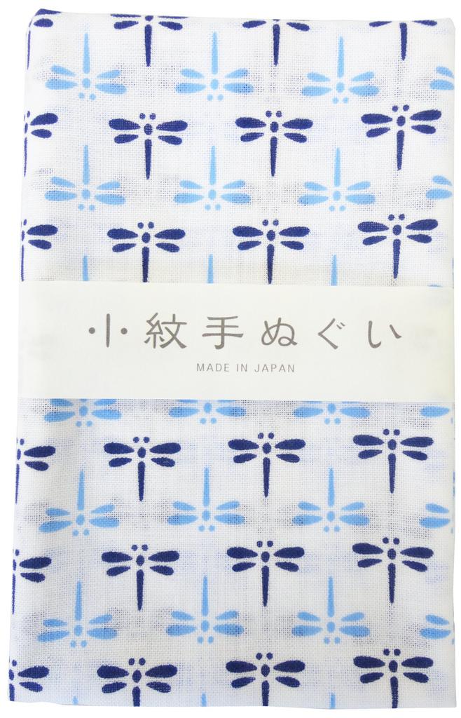 Miyamoto Ručník Miyamoto Komon Tenugui ruka Modrá vážka 33 x 90 cm 33042 (Miyamoto-ručník) (Japonský ručník)