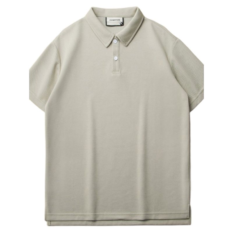 Heavy Short-Sleeved Cotton Export Export T-shirt Polo Shirt