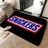 Weicher saugfähiger rutschfester Teppich Markenlogo S-Snickers Fußmatte Heimdekoration Fußmatte Schlafzimmer Fußmatte Duschteppich