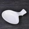 Pure White Ceramic Chopstick & Spoon Rest