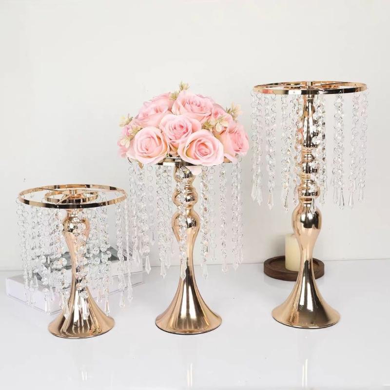 Flower Arrangement Stand Wedding Centerpieces for Table DecorationsMetal Flower Stand Elegant Metal Flower Vase