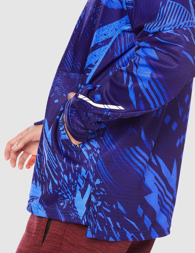 Mizuno Authentic Dry Aeroflow Training Jacket, Japan National Team Collaboration Diversity Design, Blue, XL, 32JC0T15