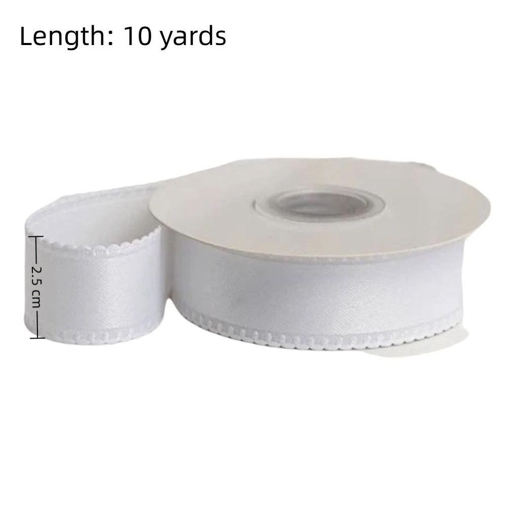 10 Yards 25MM Width Hair Bows Ribbon Single Color Craft Ribbon  Christmas Decoration