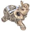 Elephant Statue Figurine Feng Shui Resin Animal Ornament Art Crafts Desktop DecorationGold S