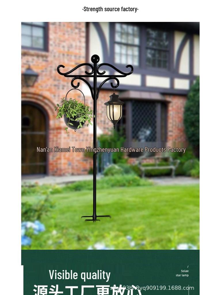 Outdoor Iron Art Metal Shepherd Hook for Garden and Wedding Decoration