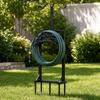 Freestanding Garden Hose Holder Sturdy Stand Homeowners