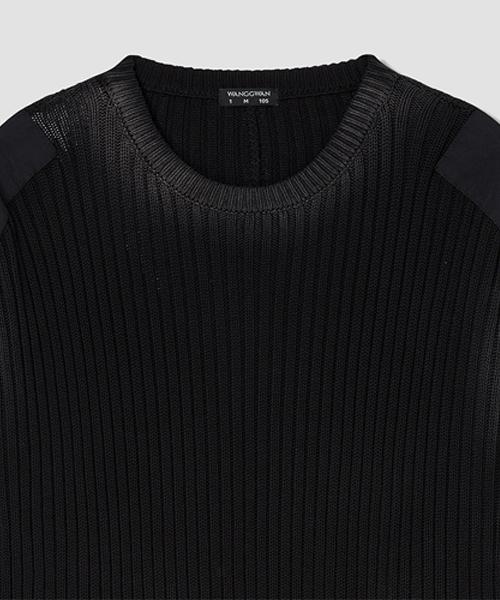 WANGGWAN Shadow Fade Washed Knit (Black)