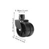 Inch Traile Jack Wheel Replaces High Reliability Spare Part 1200lbs Capacity Double Casters