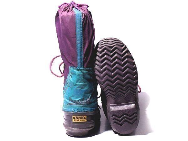 Made in Canada/Vintage/SOREL/With Inner Liner/High-End Snow Boots/6/22.5-23.5/Purple/(USED)