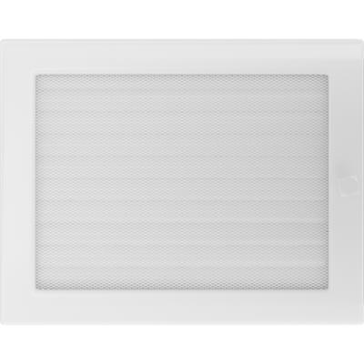 Lüftungsabdeckung 22x30 weiß mit Jalousien