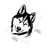 Husky Hunde Aufkleber Auto Fenster Wildnis Wolf Aufkleber Haustier Hund Grafiken LKW Laptop Wohnmobil Stoßstange Vinyl Aufkleber Dekor Zubehör