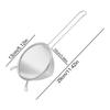 Strainers Fine Mesh Stainless Steel Colander Filter Tool Gadget Tea Sieve Colander for Kitchen Food Rice Oil Noodles Fruits