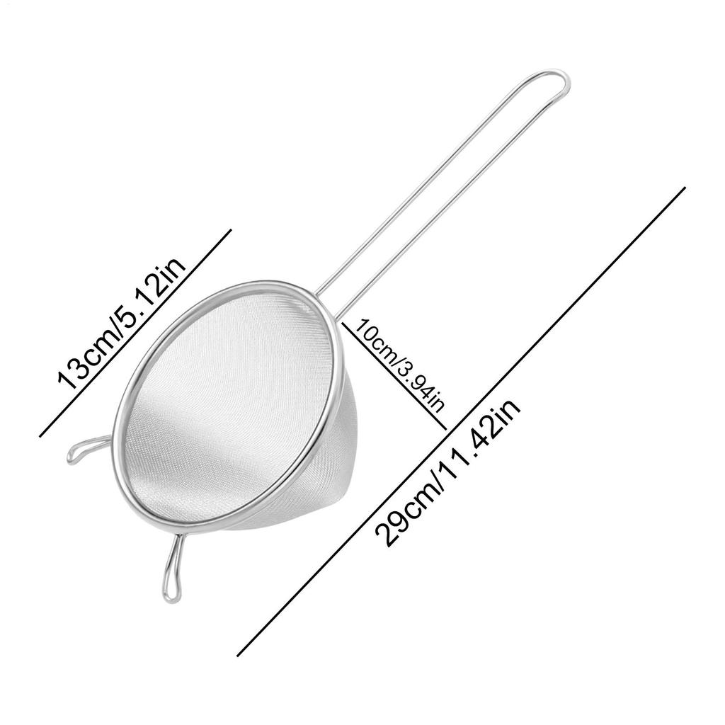 Strainers Fine Mesh Stainless Steel Colander Filter Tool Gadget Tea Sieve Colander for Kitchen Food Rice Oil Noodles Fruits