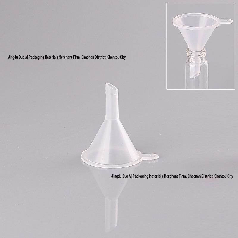 Clear Plastic Mini Funnel for Liquid Dispensing and Perfume Filling
