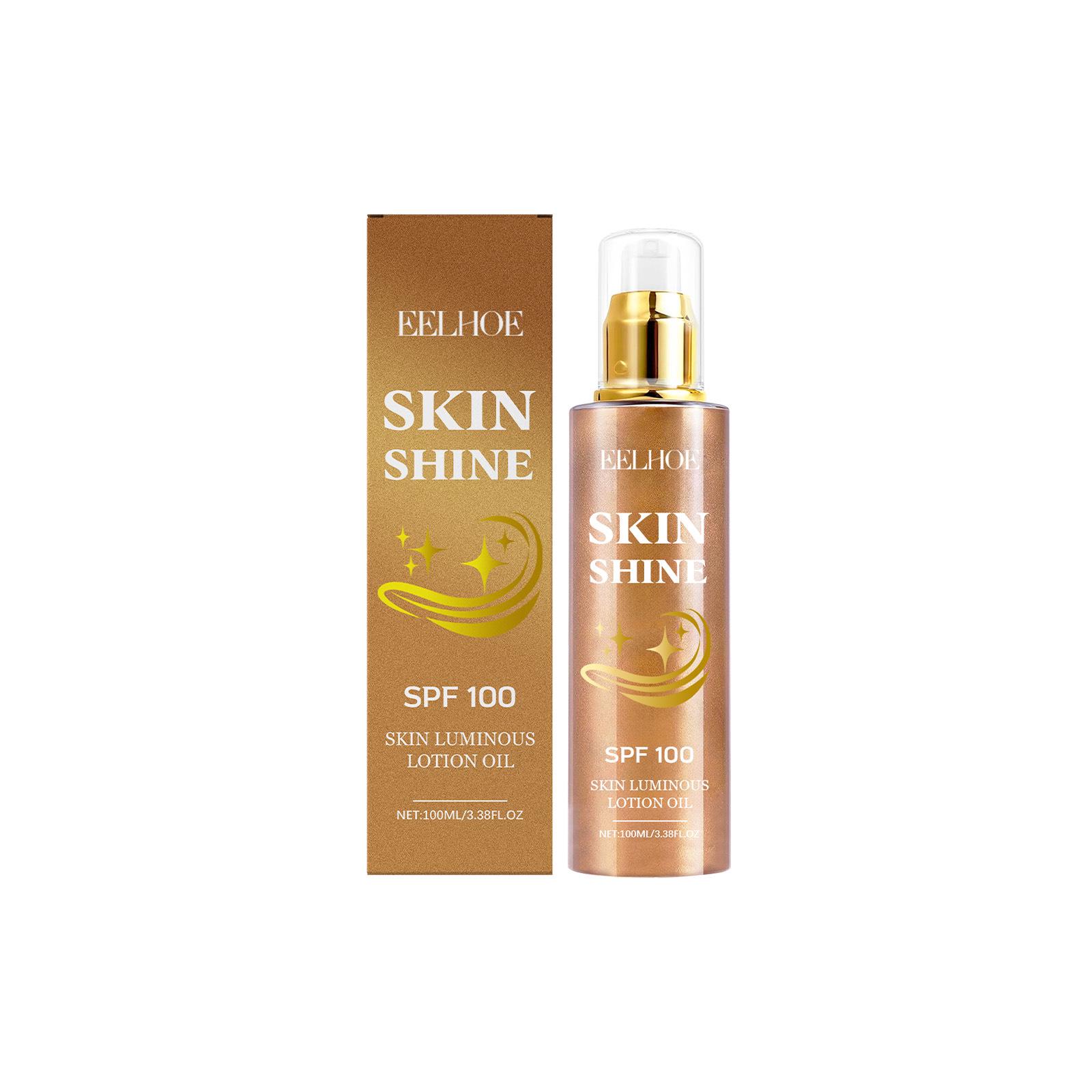 EELHOE Shimmer Oil: Lightweight Hydrating Body Brightener & Highlighting Protective Oil
