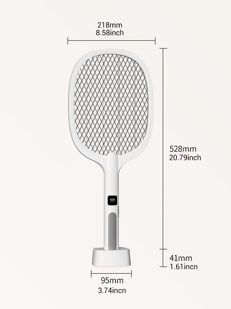 

Электрическая мухобойка 4000 В Type-C Убийца насекомых Перезаряжаемая Съемная Ручная Автоматический режим постукивания Для помещений и улицы