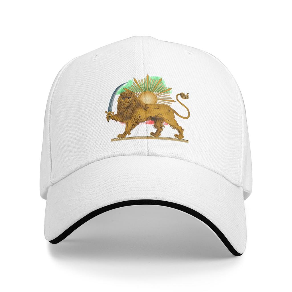 Summer Casual Baseball Cap Persian Lion And Sun Hiking Fishing Trucker Hat For Couple Women Sun y2k Funny Baseball Caps