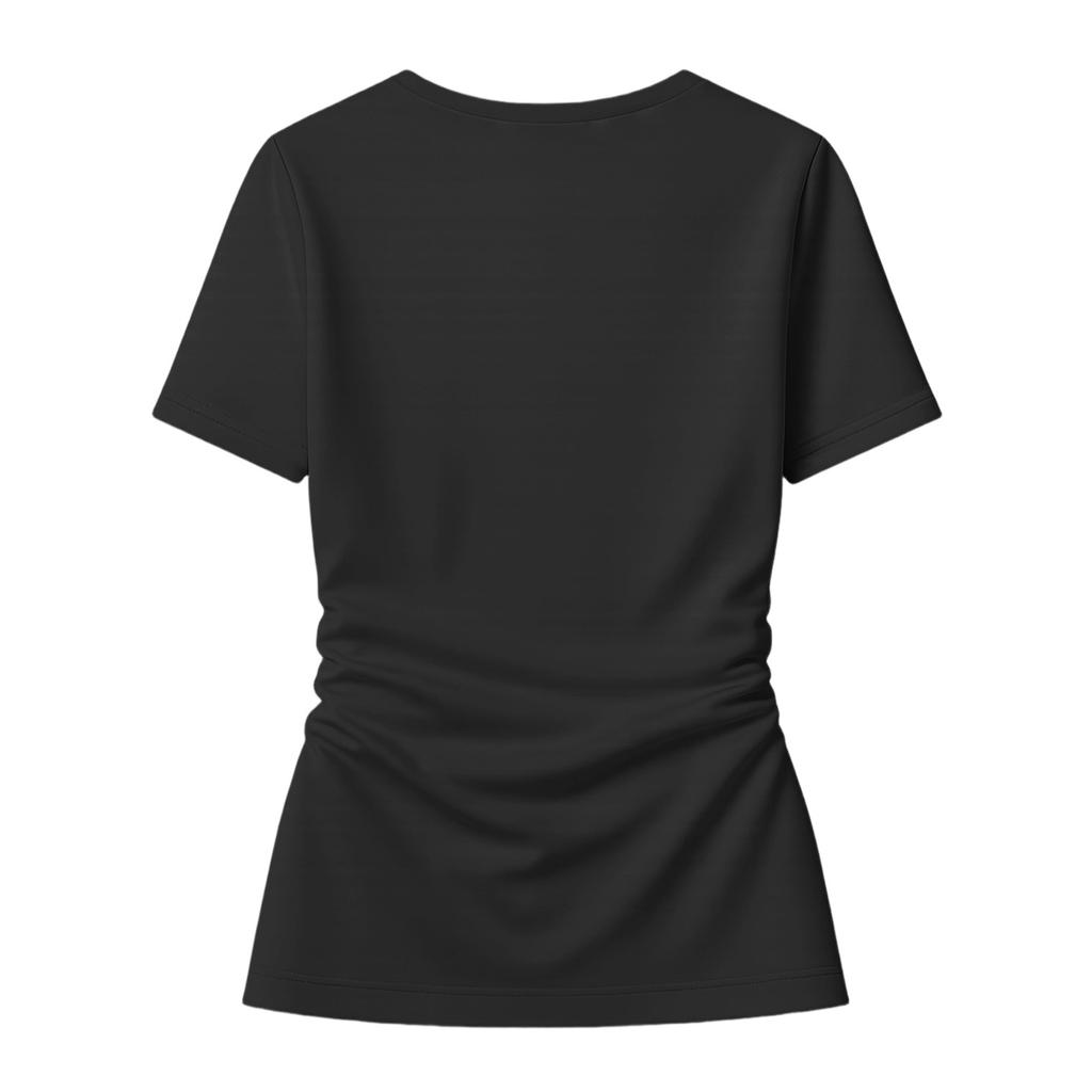 Women's Stretch V-neck Slim Fit Casual Basic Top