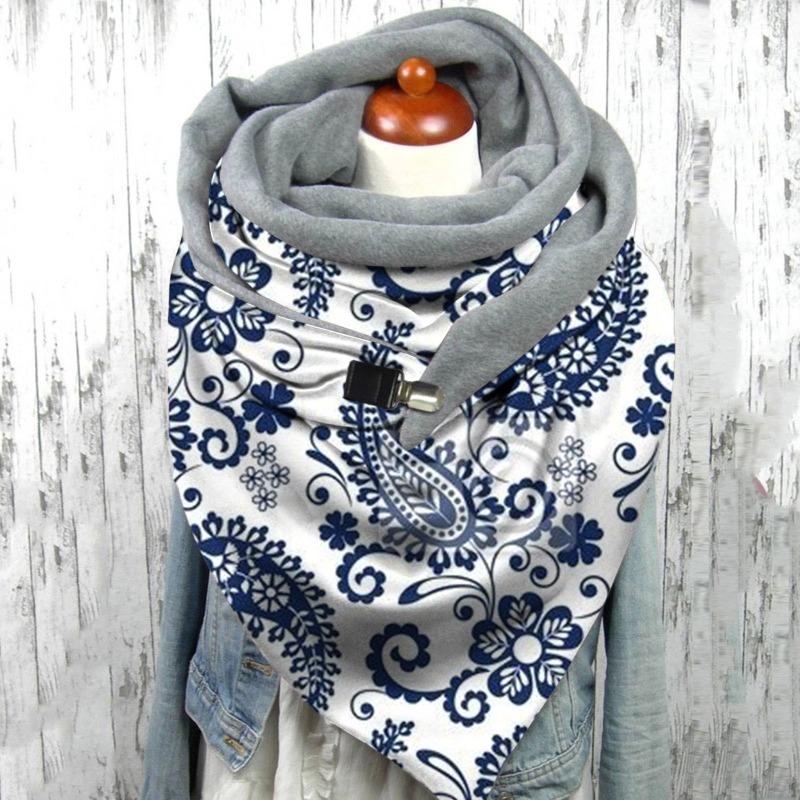 

Хэллоуин Мода Простой Универсальный Утепленный Теплый Платок Рождество Принт Шарф Шарф More flower types, continuously updated,,,