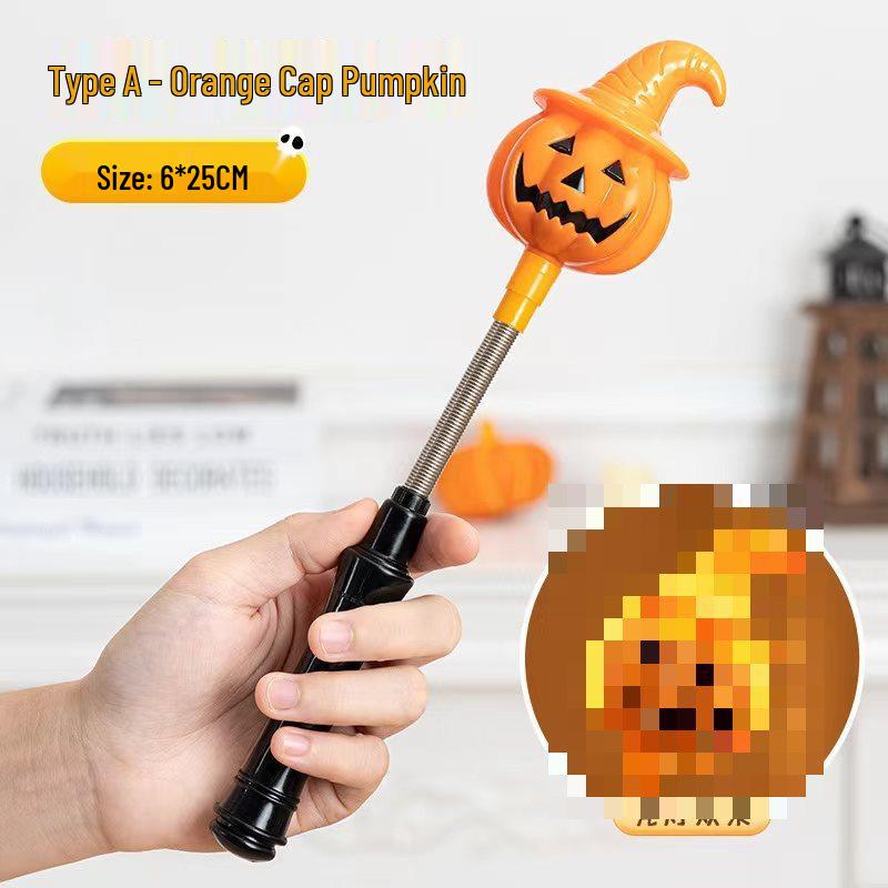 Halloween Pumpkin Lantern and Candy Bag with Luminous Effects for Trick-or-Treating