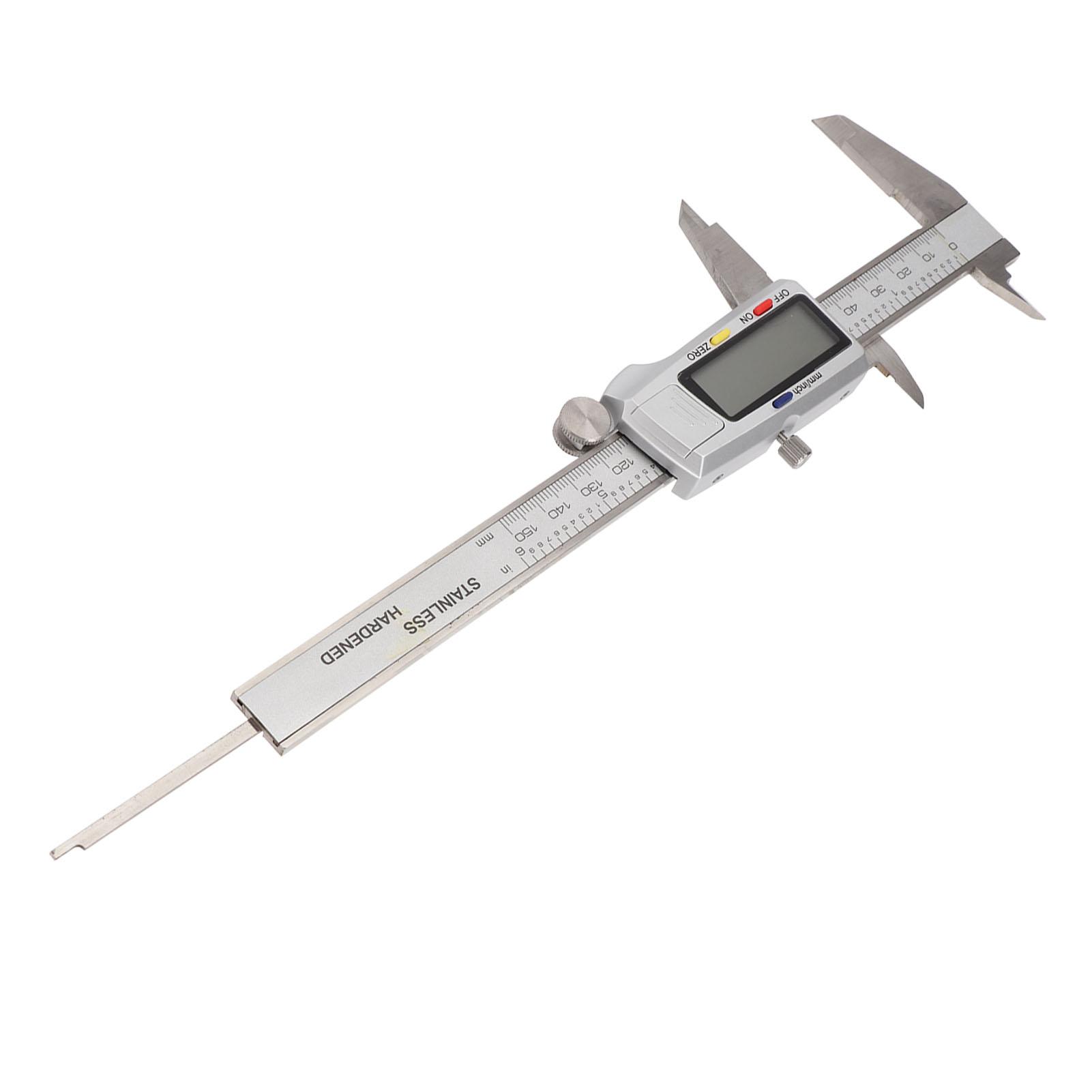 Digital Caliper Accurate Reading Clear Scale Easily Use Wear Resisting Anti Corrosion Vernier Caliper for Household