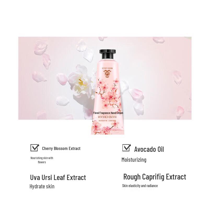 Miss Lilly Cherry Blossom Fragrance Hand Cream 50g