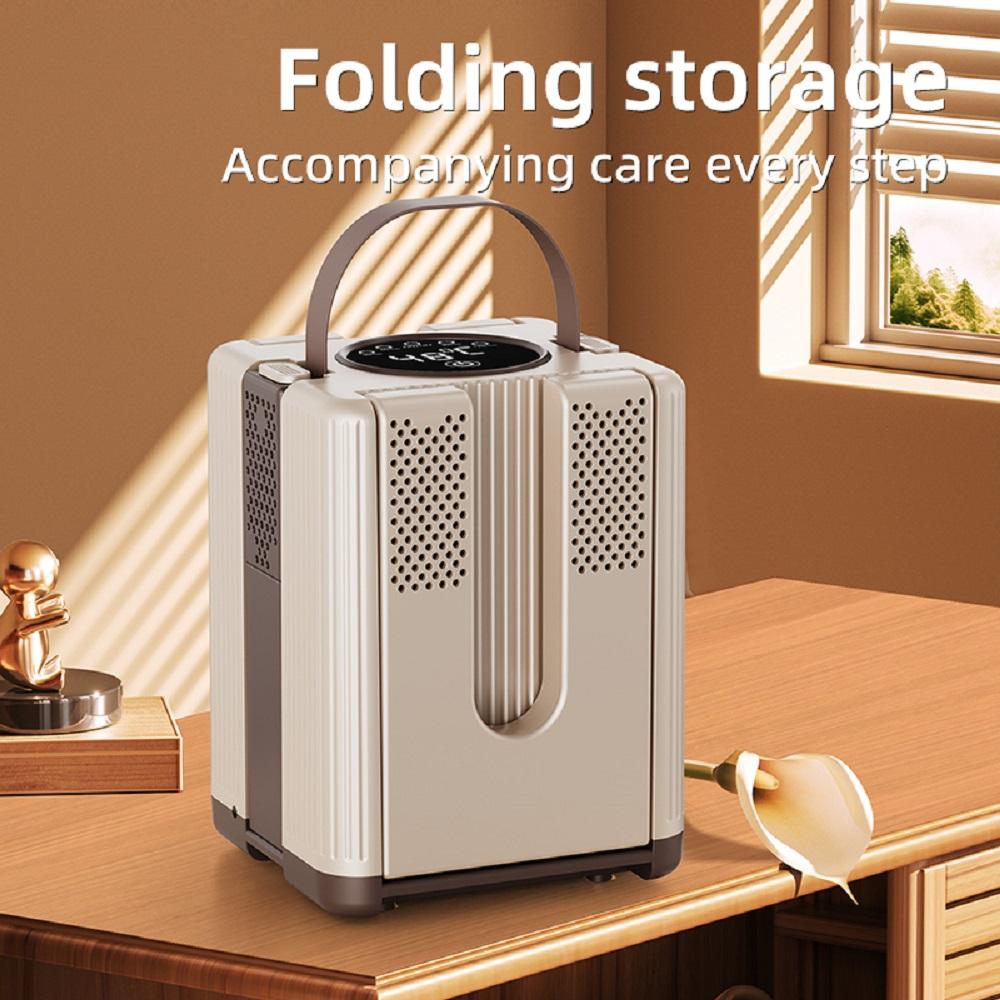 

Six Arm Shoe Dryer Foldable Electric Shoe and Boot Dryer Timing Control Household Shoe Warmer Portable Heater For Socks Boots EU бежевий
