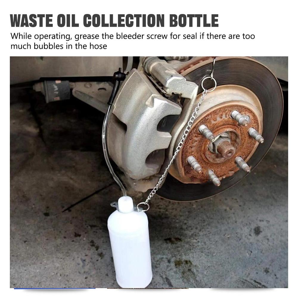 3L Brake Oil Changing Manual Tool With Waste Oil Pot/Adapter/Wrench For Automotive Brake Fluid Replacement And Pressure Pumping