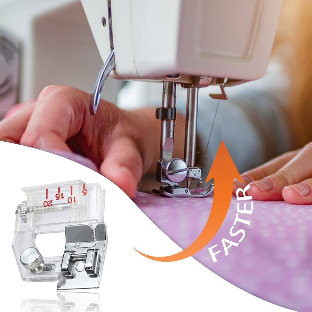 Adjustable Bias Tape Binding Foot,  Adjustable Range Is From 5mm To 20mm, Domestic Sewing Machines Presser Foot Bias Tape Presser Foot