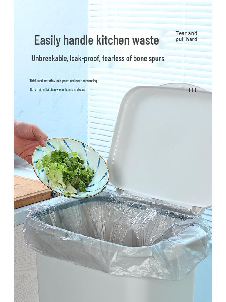Large Expandable Japanese Double-Layer Trash Can with Wide Mouth