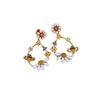 2023 Autumn Daisy & Bee Elegant Dangle Earrings
