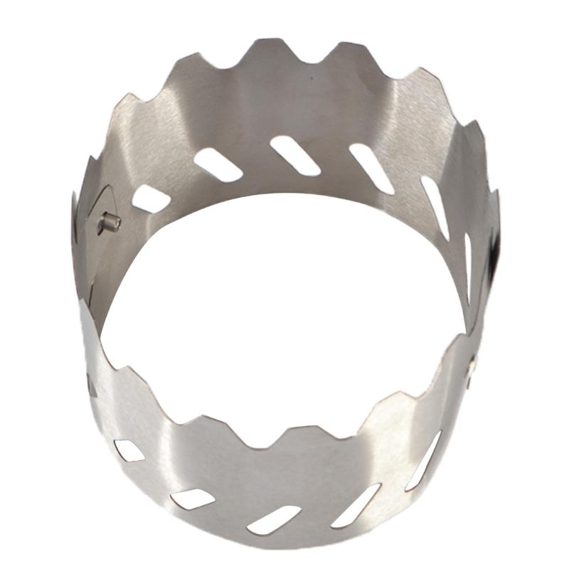 Ultralight Camping Alcohol Stove Rack Wind-proof Plate Stainless Steel Stove Windshield Alcohol Stove Windshield Screen
