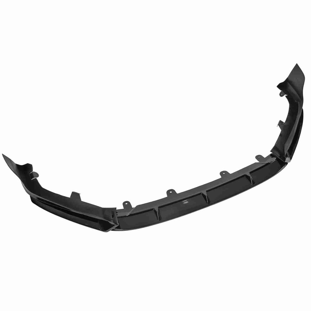 3Pcs Set Front Bumper Lip Splitter Antiscratch Glossy Black Replacement for Accord 10th Gen 2018‑2020