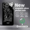 F1 Rennstrecke Print Handyhülle Für iPhone 16 15 14 13 12 11 X XR XS 8 Plus Mini Pro Max Glas Magnetische Hülle
