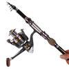 Protable Carbon Fishing Rod Telescopic 1.8m-2.7m Sea Fishing Pole Saltwater Stream Fishing Rods