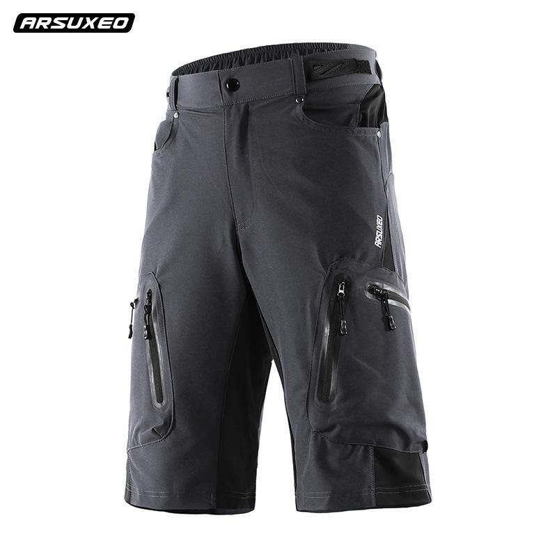 Pantaloncini da Ciclismo da Discesa e Cross-Country a Cinque Punti da Uomo ARSUXEO N1202