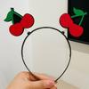 Kid Headband Spring Design Fruit-Decorated Headband Anti-Slip Tooth Design Stable Fit Hair Hoop Children Day Performance Hair Accessory