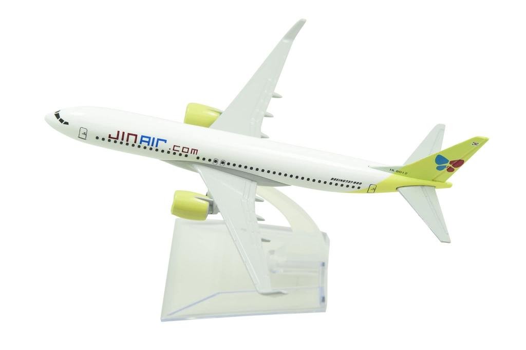 TANG DYNASTY 16cm Korean Jinair B737 Alloy Airplane Model Toy 1/400