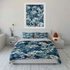 Ocean Waves Art Three-Piece Set Soft Comfortable Duvet Cover Bedding Set Included 1*Duvet Cover & 2*Pillowcases, Gift