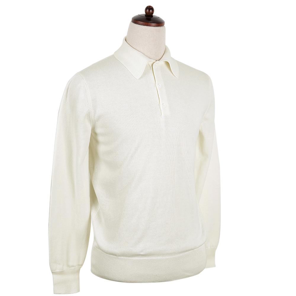 Solti 14Gg Polo Collar Knit (Ivory)