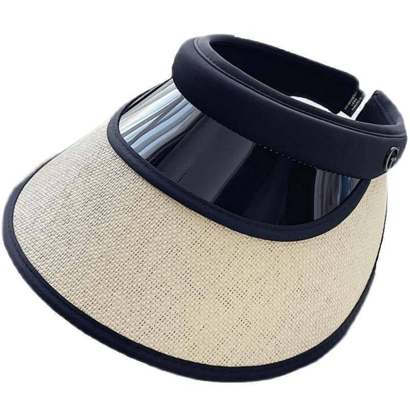 UV-Kühlhut Sonnenhut Damen Sommer Sonnenschutz Leerer Oberteilhut Gesichtsschutz Reise UV-Schutz Spiegel Sonnenhut Eltern-Kind