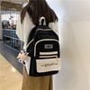 Schoolbag Schoolbag Korean Version Harajuku Ulzzang Female Backpack Middle School Student Junior High School Student Mori Department Contrasting Color