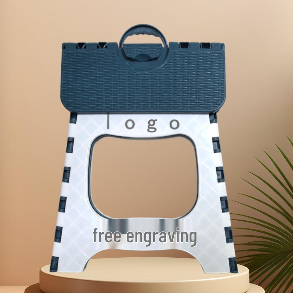 Portable Thickened Plastic Folding Stool for Adults and Children